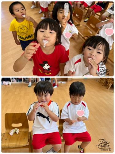 ぽっきんあいす食べたよ~*^^*