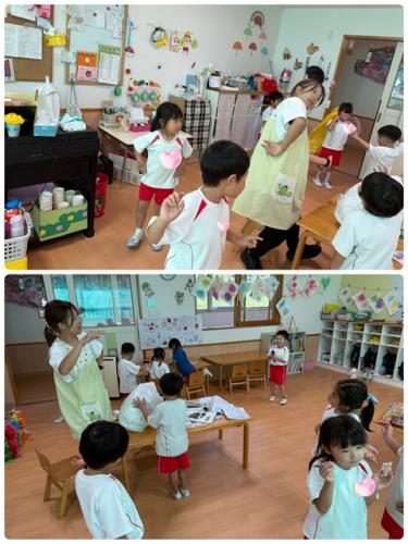 >早くも・・・ダンスに夢中なひこうき組さん！