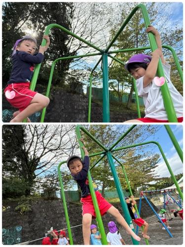 >さわやかな秋を感じながら～外遊び*^^*
