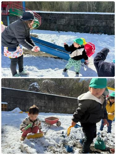 >ゆきあそび～*お部屋の中のあそびも楽しいよ～*