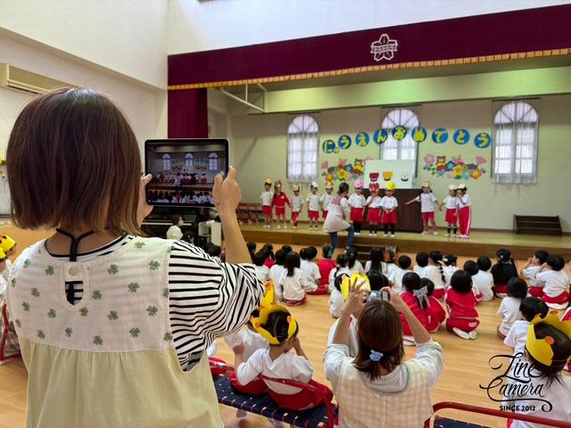 ウエルカムパーティーと園庭と～お花＊