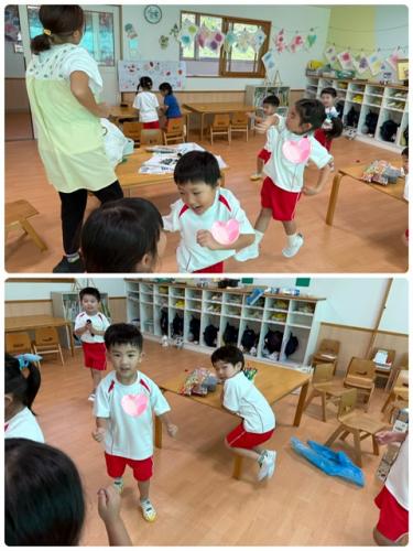 早くも・・・ダンスに夢中なひこうき組さん！