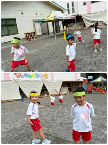 運動会の練習も外遊びも　涼しくて～と～ってもたのしいよ～*