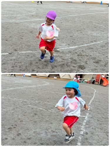運動会の練習も外遊びも　涼しくて～と～ってもたのしいよ～*