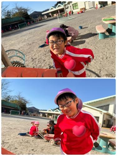 外遊び日和ですね～*^^*